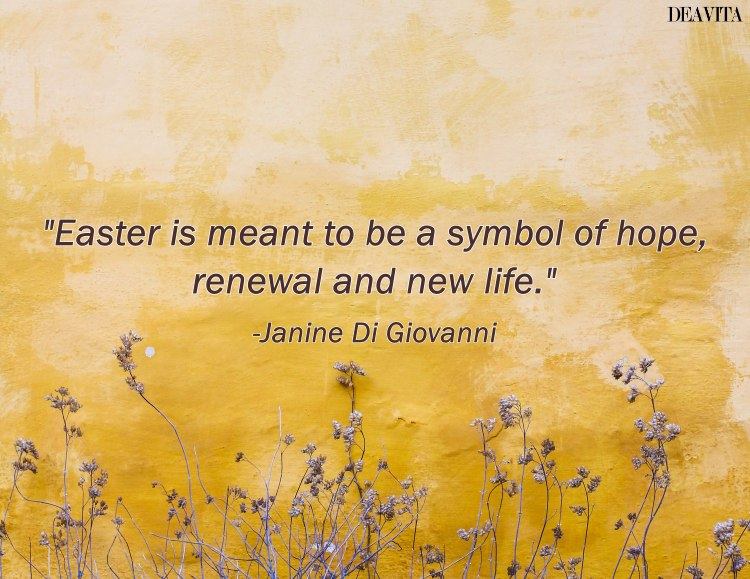easter is symbol of hope and renewal janine di giovanni