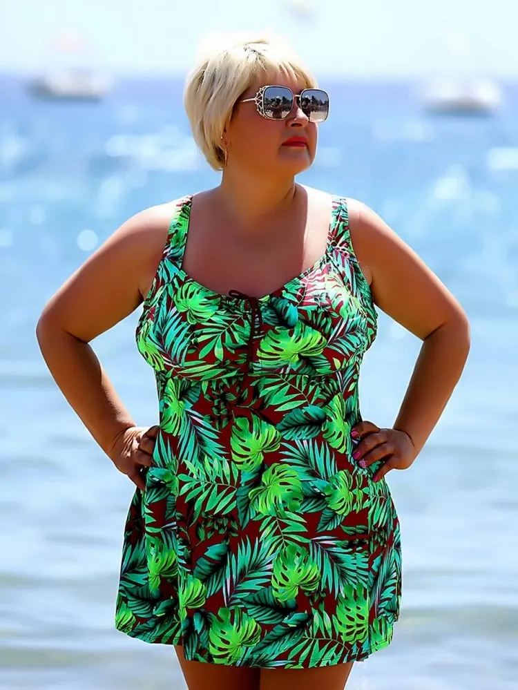 how to choose the best swim dress for women over 50