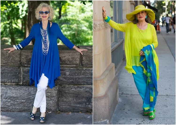 cómo combinar una túnica después de 60 trajes de verano de moda para mujeres maduras