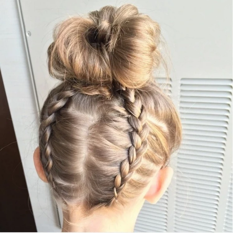 incorporate eye catching braids into the trendy hairstyle