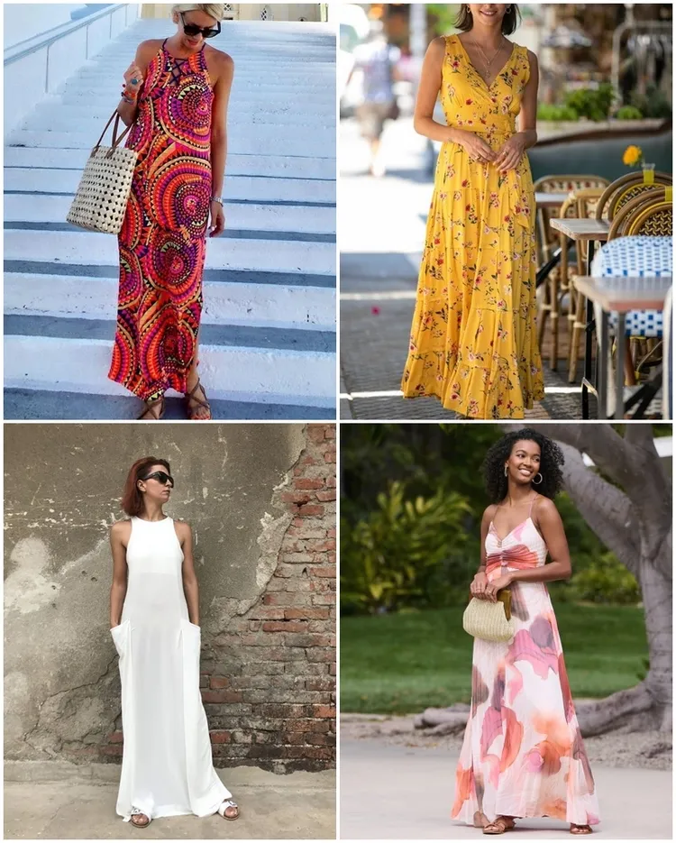 maxi dresses for a casual summer outfit women over 50 fashion trends