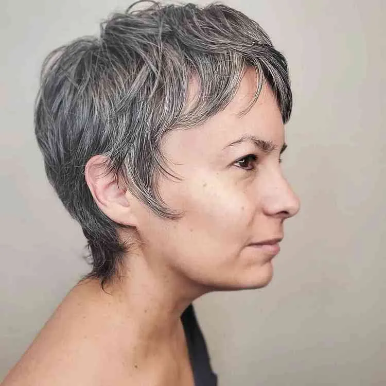 pixie shag haircut for women over 60