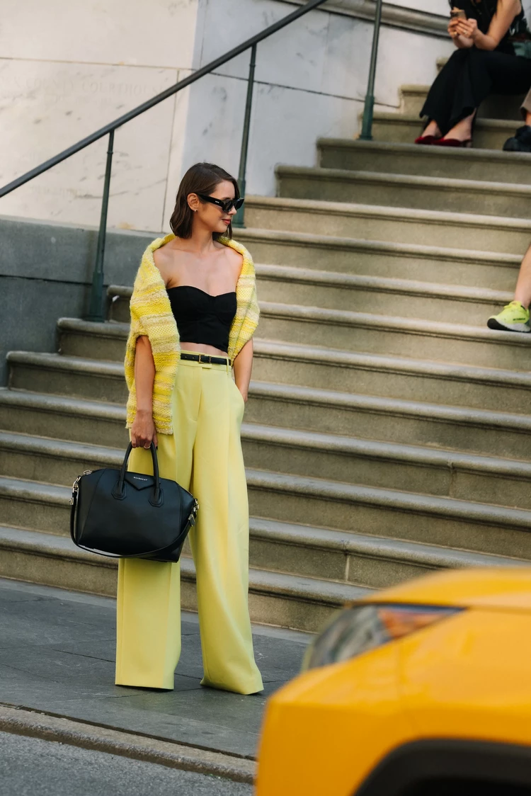 what makes wide leg pants so flattering