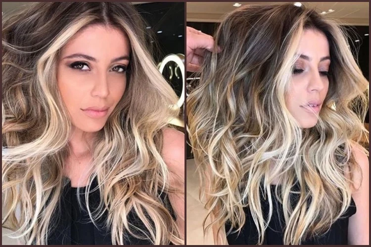balayage and money pieces trendy hair coloring technique 2023