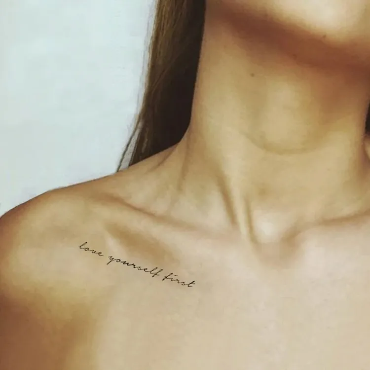 collar bone tattoos for women meaningful tattoos for women