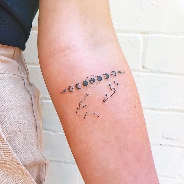 constellation tattoo forwomen constellations tattoo women