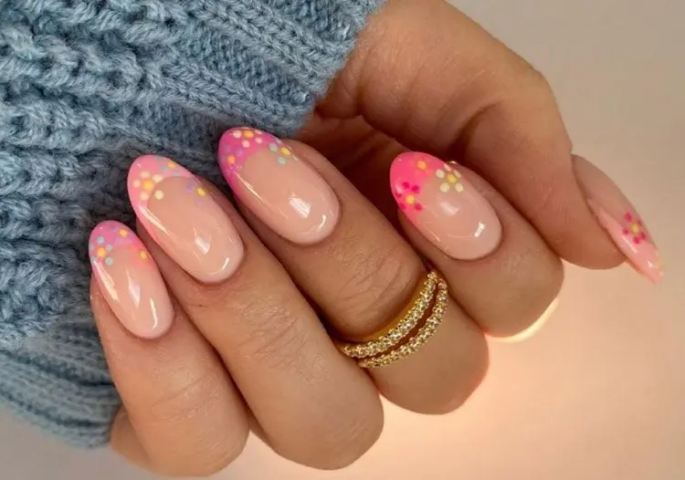 cute nail designs 2023 flowers decoration french manicure