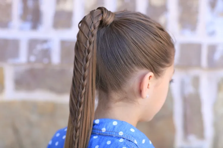 cute ponytail for girls how to make a simple hairstyle at home for school girls