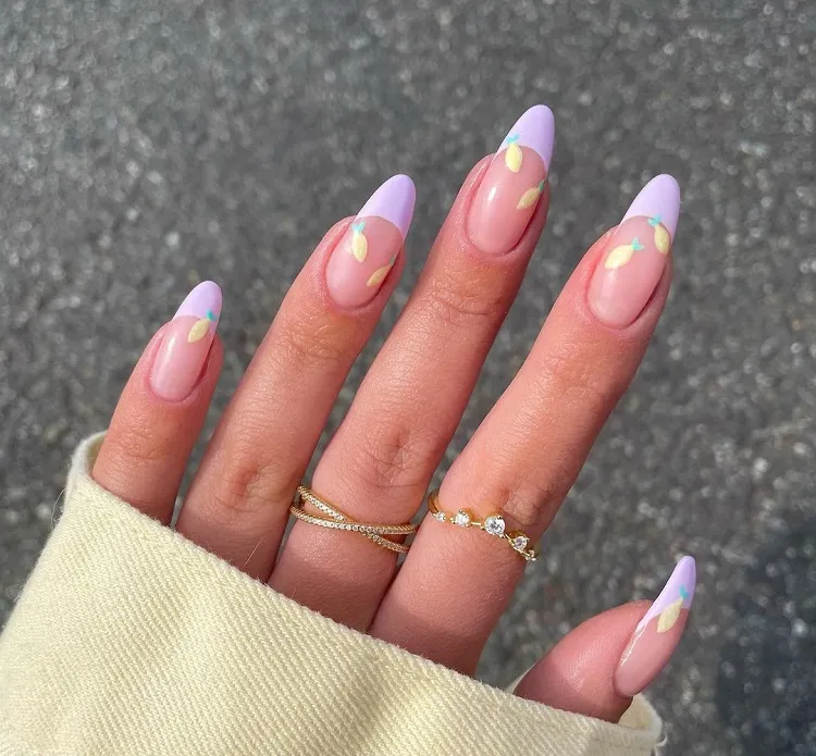 easter nails 2023 ideas pastel french manicure trends
