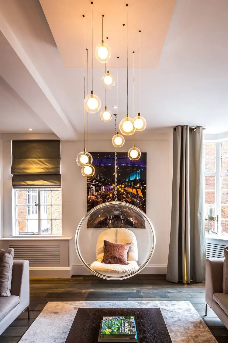 floating bubble chair for living room