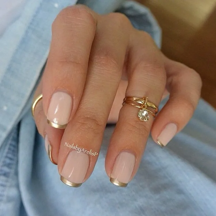 french manicure ideas for women over 50
