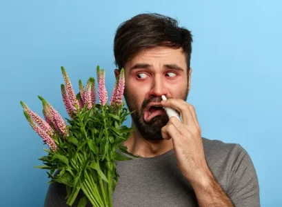 get rid of pollen that flies in the air from trees and flowers
