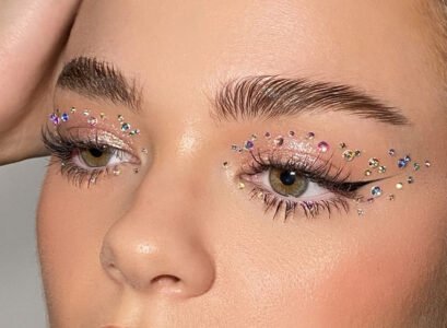glitter makeup looks 2023