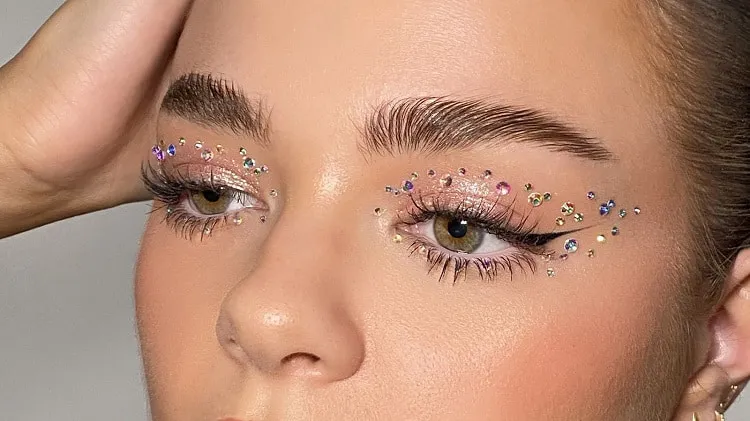 glitter makeup looks