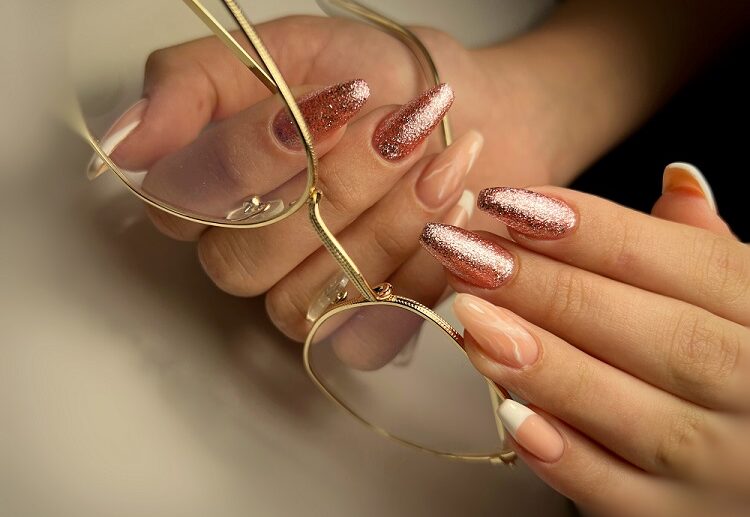 glitter nails 2023 how to do my manicure in the spring