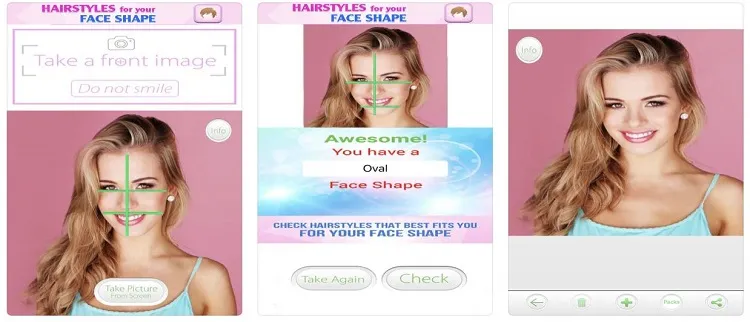 hairstyle for your face shape app