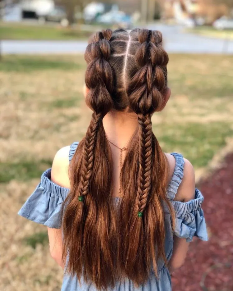 easy hairstyles for school girls