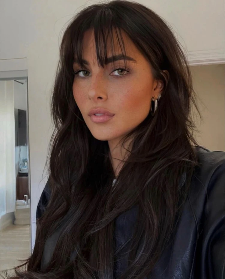 how to style and maintain see through bangs