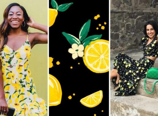 lemon print designs dress fashion trends summer 2023