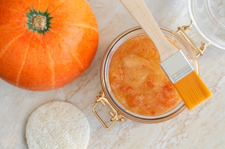 mask with pumpkin and honey for pigmentation on skin