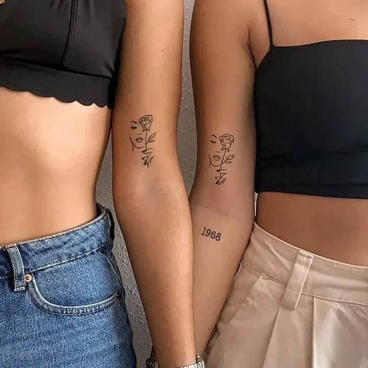 matching tattoos for women matching best friends tattoos