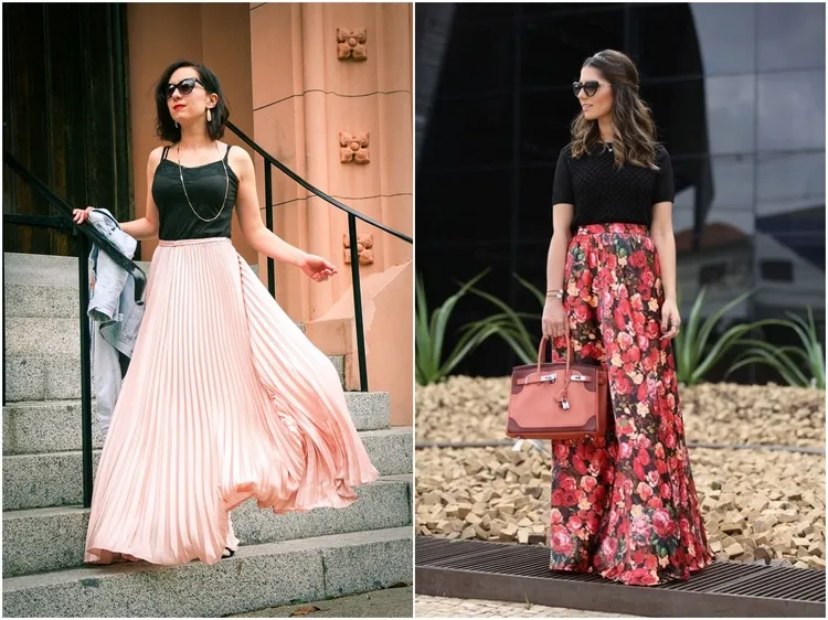maxi skirts casual summer outfits for 50 year old women
