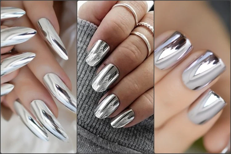 mirror nails on any length gorgeous nail design idea for everyone