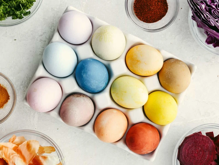 natural ingredients recipes for dyes easter egg coloring