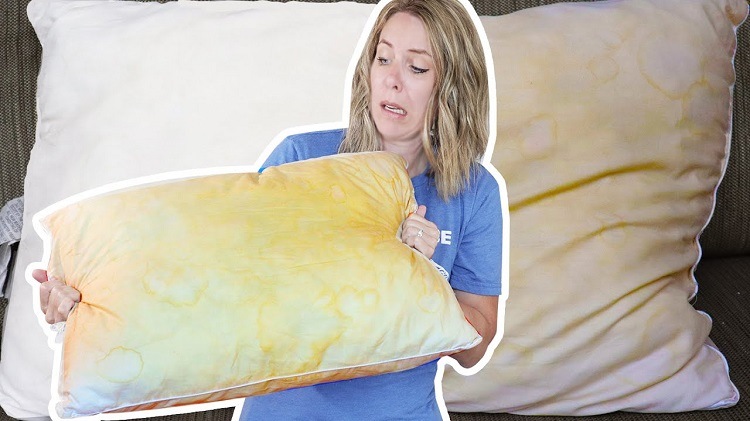 remove yellow stains from pillows form yellowness to whiteness