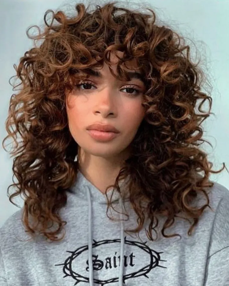 rezo cut long brown natural curly hair trendy hairstyle tips