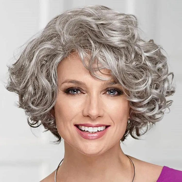 short hairstyles for naturally curly hair over 50 short and classic