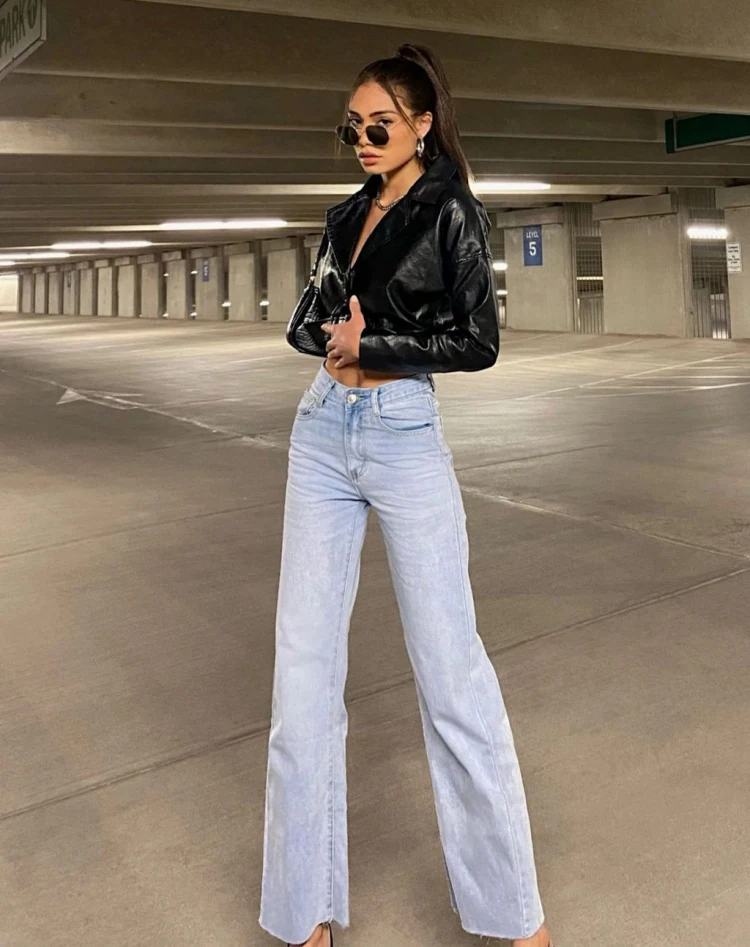 OOTD: MARCH 14, 2022 - WIDE LEG JEANS OUTFIT INSPO — Soheila