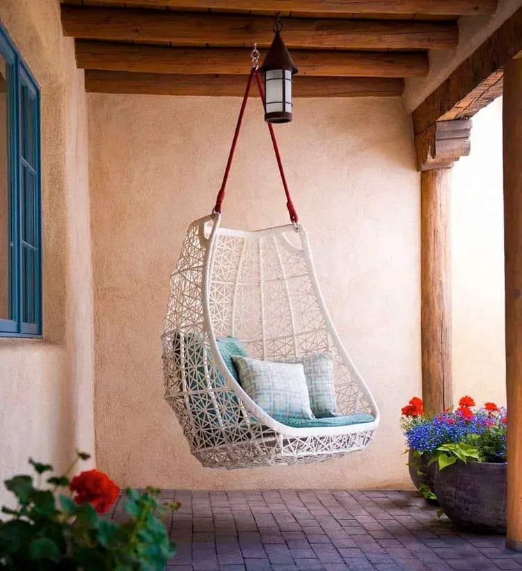 swing chairs outdoors ideas