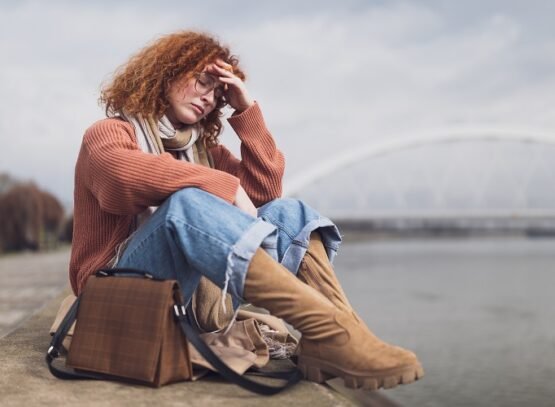 tired exhausted woman spring fatigue seasonal lethargy