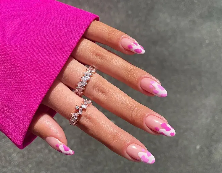 trendy pink manicure ideas 2023