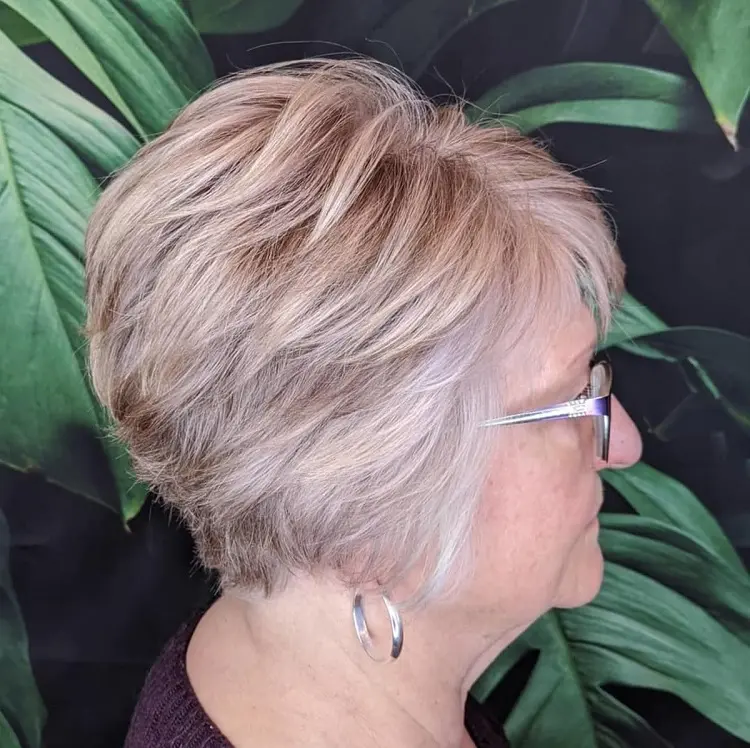 wash and wear haircuts for women over 60 with thin hair