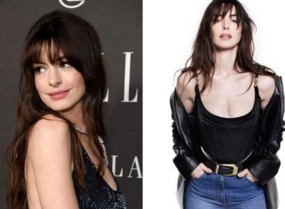 waterfall fringe anna hathaway tiktok trend hairstyle ideas for spring 2023