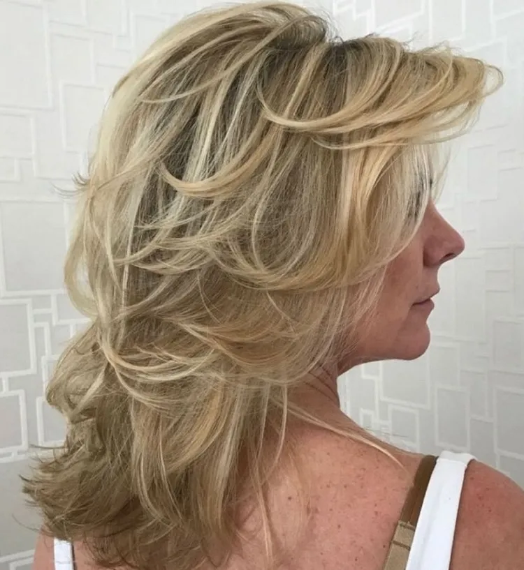 waterfall haircut for women over 50 layers cuts ideas 2023