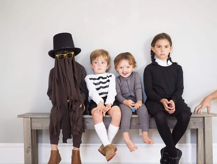 wednesday addams kids costumes