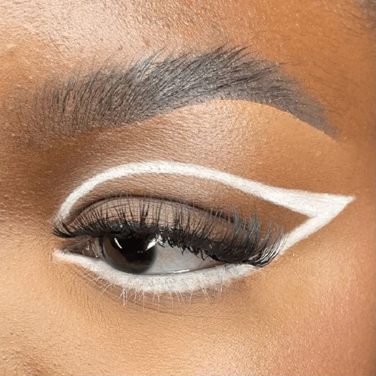 white eyeliner makeup ideas