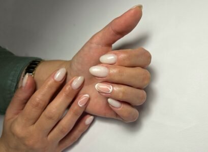 white nails for women over 50 manicure design trends 2023