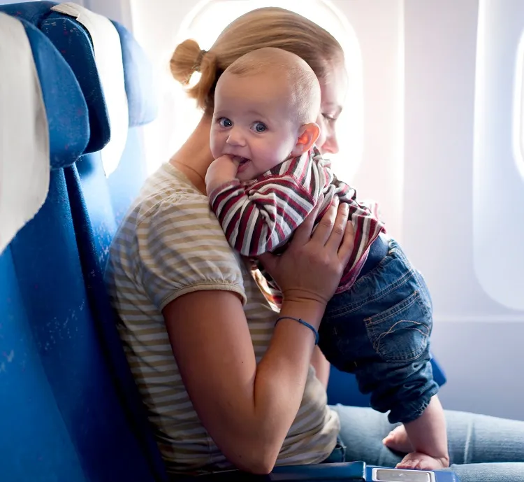 why do babies cry on planes because of their ear is not developed enough
