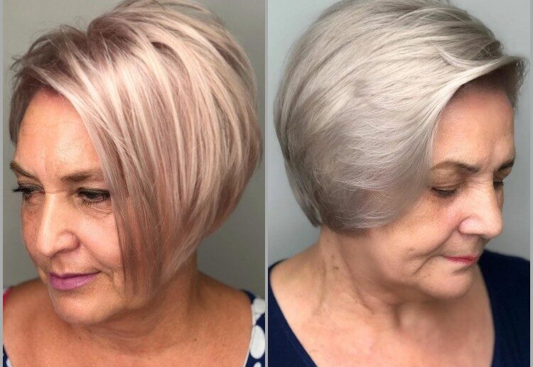 аsymmetrical cut for women over 70 inspiring ideas