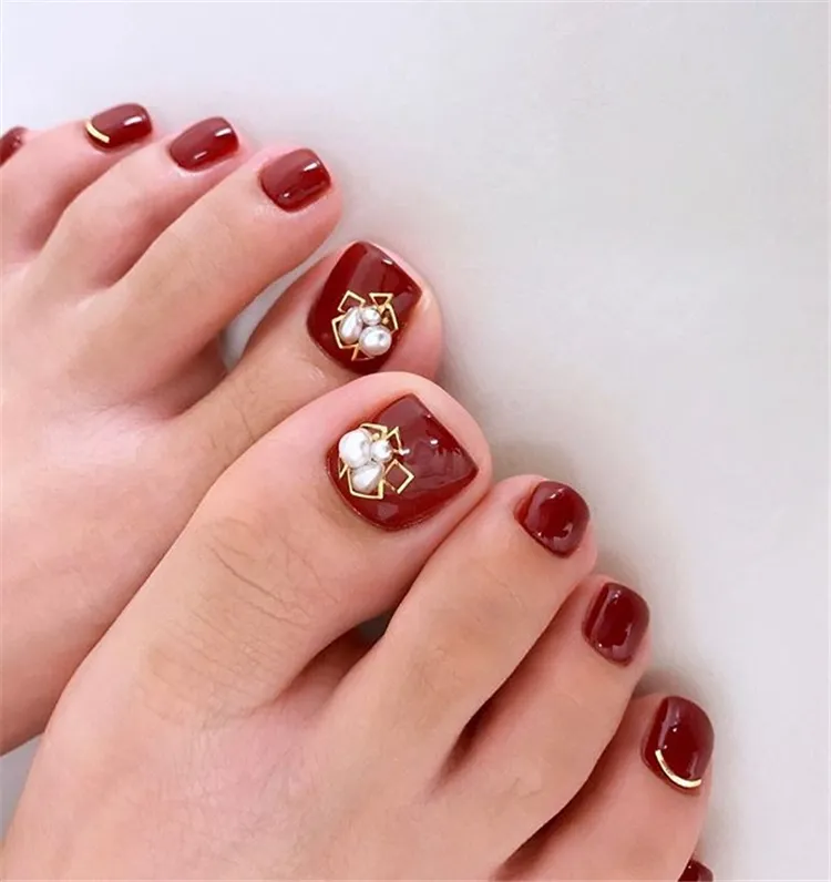 2023 pedicure trends what is the best color nail polish for toes nail art ideas