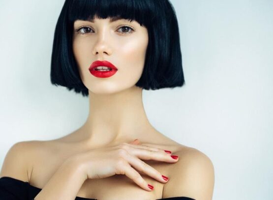 hair trends 2023 blunt bob with bangs hairstyles