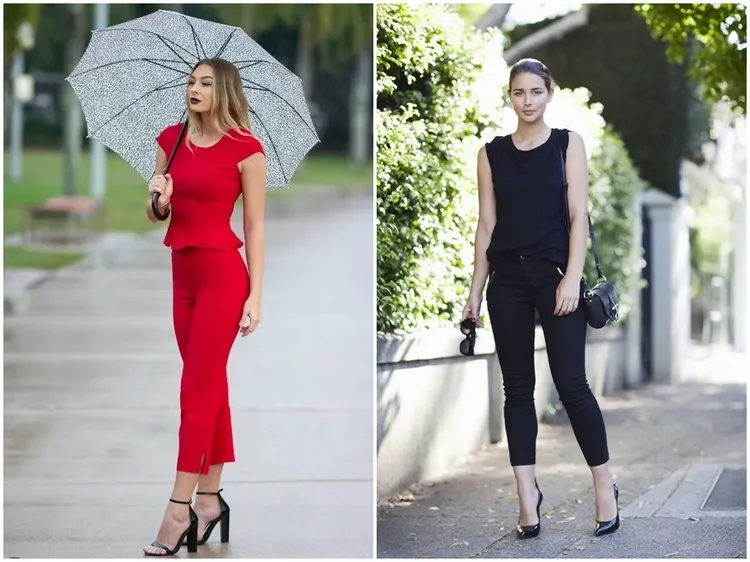 how to wear capri pants if you are short opt for monochromatic outfits