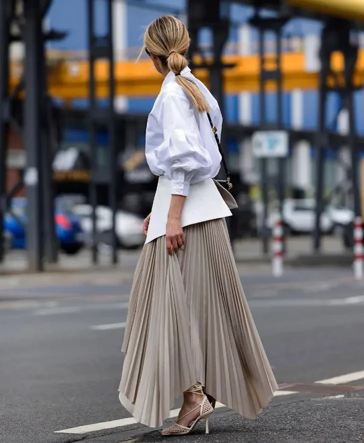 how to wear a pleated skirt over 50 more ideas for chic summer outfits
