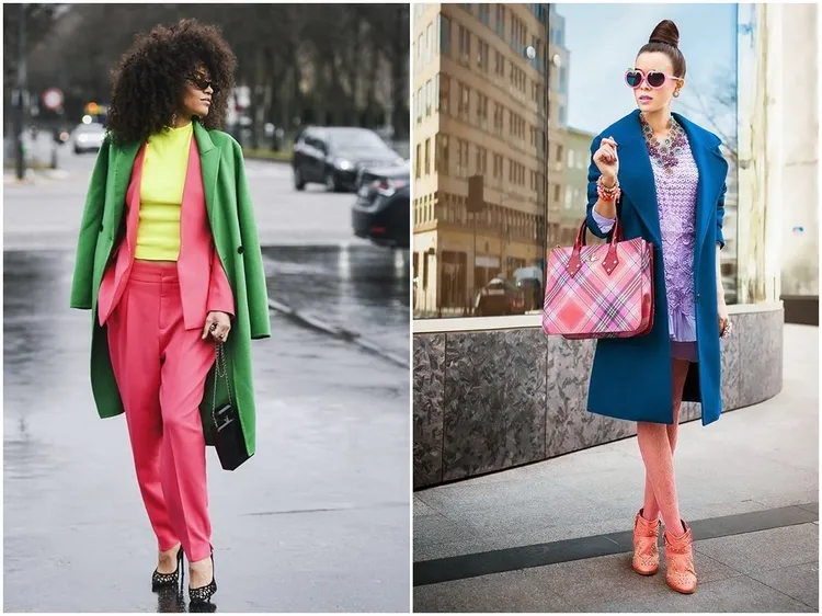 how to combine colors for an eclectic outfit