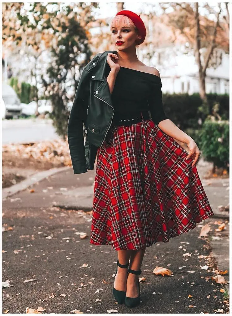 royal stewart tartan outfit ideas for women of all ages