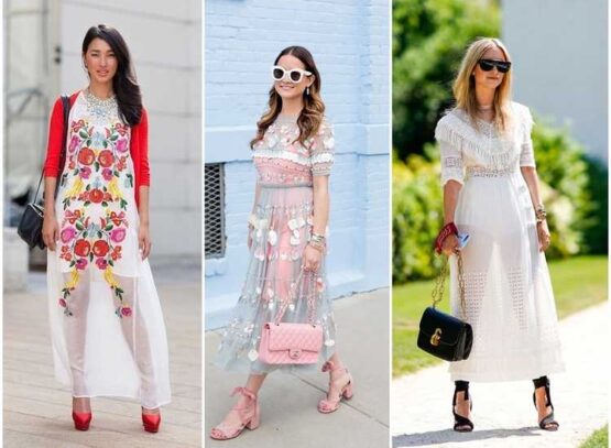 summer 2023 street fashion how to style a sheer dress